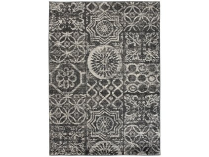 Kusový koberec Z553A čierny ETHNO B1X (Rozmer 160x220)