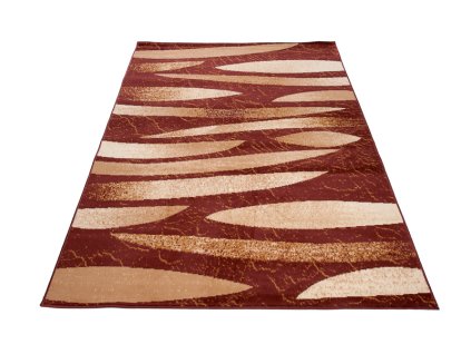 Kusový koberec D320A hnedý CHEAP PP BGX (Rozmer 220x300)