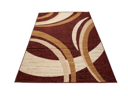 Kusový koberec K856A hnedý CHEAP PP BGX (Rozmer 200x300)