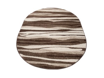 Kusový koberec K186A LIGHT hnedý SARI OV 3UX (Rozmer 120x170)