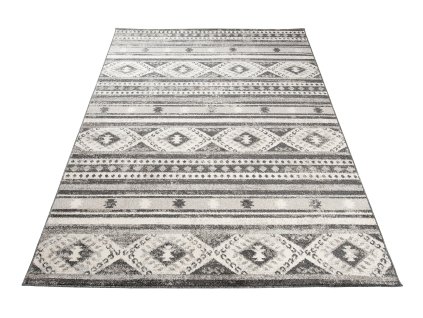 Kusový koberec Z552A čierny ETHNO B1X (Rozmer 80x150)