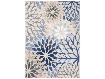 Kusový koberec ED57A sivý AVENTURA FEA (Rozmer 80x200)