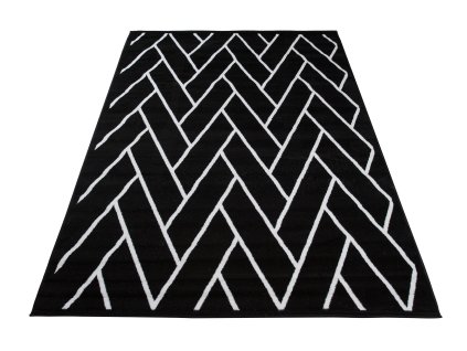 Kusový koberec DA60A čierny GALA ESM (Rozmer 200x300)