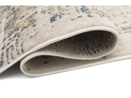 Kusový koberec 5147A krémový / D.modrý MIA 2 (Rozmer 80x150)