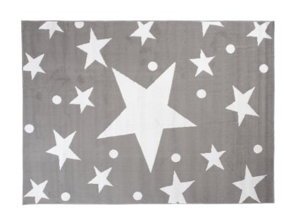 Kusový koberec C440A LIGHT sivý/biely BALI PP (Rozmer 80x150)