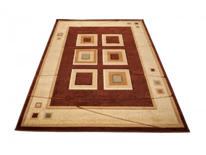 Kusový koberec 6616A hnedý ANTOGYA (Rozmer 110x265)