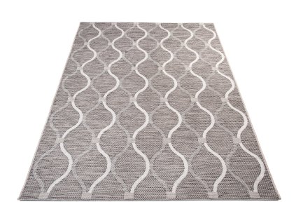 Kusový koberec 21110 ivory Silver/sivý DY. TERAZZA (Rozmer 60x110)