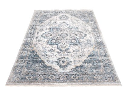 Kusový koberec 3087A D.modrý / L.modrý MYSTIC (Rozmer 120x180)