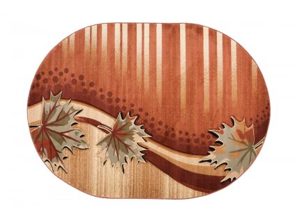 Kusový koberec C657A hnedý ANTOGYA OV (Rozmer 160x220)