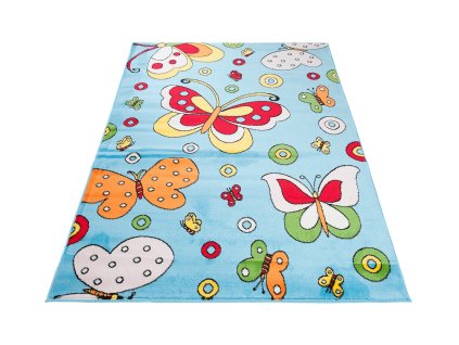 Kusový koberec C795A modrý KINDER CFV (Rozmer 300x400)