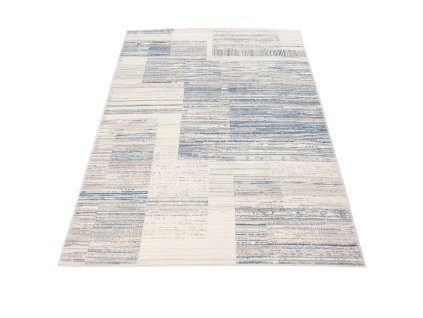 Kusový koberec G498B biely/D_modrý PORTLAND HIL (Rozmer 200x300)