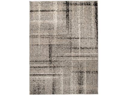 Kusový koberec E229A DARK sivý RASTA (Rozmer 240x330)