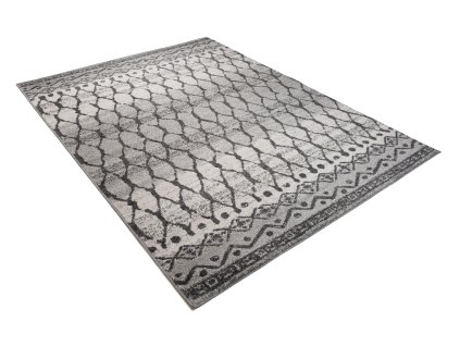 Kusový koberec H071B biely SARI BSF (Rozmer 146x176)