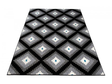 Kusový koberec L885B čierny MAROKO O0X (Rozmer 80x150)