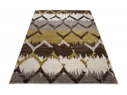 Kusový koberec E321B biely SUMATRA (Rozmer 80x150)