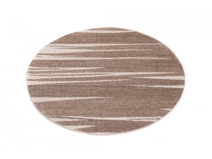 Kusový koberec 3436A DARK béžový SARI KOŁO 3UX (Rozmer 150x150)