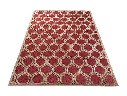 Kusový koberec Bohemian 23127 berberský/červený (Rozmer 160x230)