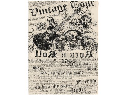 Kusový koberec E240A krémový RASTA (Rozmer 240x330)