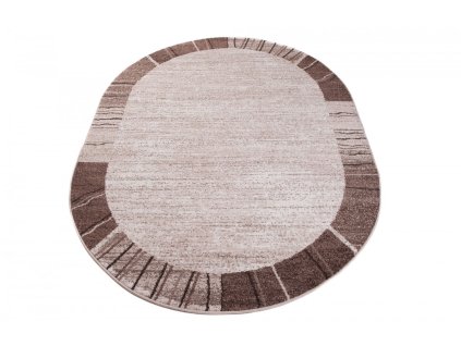 Kusový koberec H081B krémový SARI OV BRH (Rozmer 140x190)