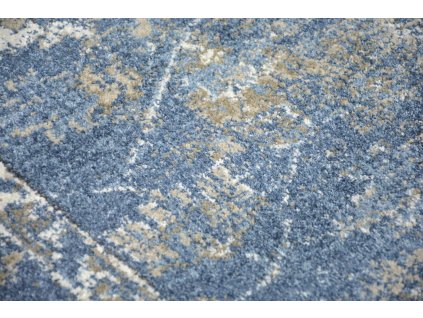 Kusový koberec TIBET L203B DARK modrý (Rozmer 160x230)