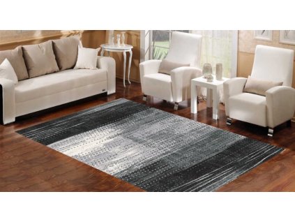 Kusový koberec H068B antracitový SARI BSG (Rozmer 240x330)