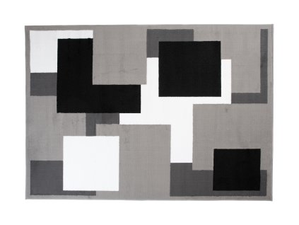 Kusový koberec T968A sivý CHEAP PP CRM (Rozmer 140x200)