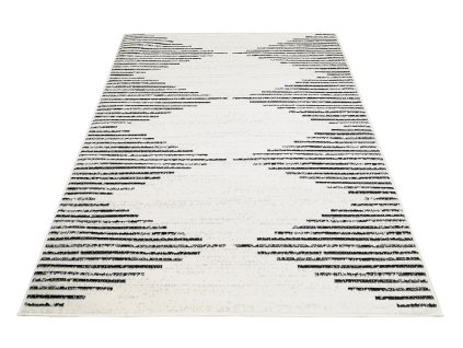 Kusový koberec 3478A krémový / čierny GRACE (Rozmer 80x150)