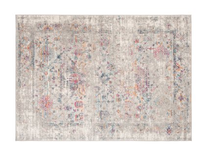 Kusový koberec D255A Asivý/modrý LAZUR (Rozmer 60x100)