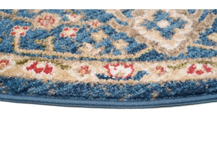 Kusový koberec EE65B modrý RIVOLI FPH (Rozmer 100x100)