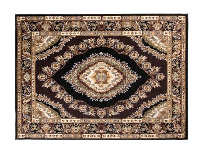 Kusový koberec C509F čierny/hnedý BALI PP (Rozmer 200x300)