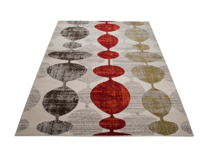 Kusový koberec E319A biely JAWA AMI (Rozmer 240x330)