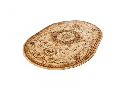 Kusový koberec 6548A krémový YESEMEK OV (Rozmer 150x295)