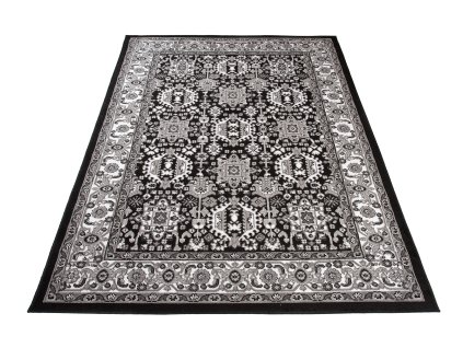 Kusový koberec Z835A čierny EUFRAT ESM (Rozmer 80x150)