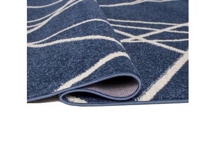 Kusový koberec H175A DARK modrý SPRING (Rozmer 300x400)