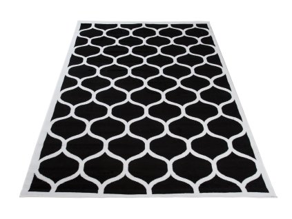 Kusový koberec DA57A čierny GALA ESM (Rozmer 160x230)
