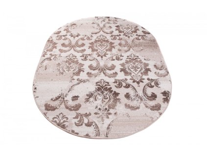 Kusový koberec H076A biely SARI OV BSF (Rozmer 140x190)