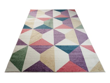 Kusový koberec T821A krémový HAPPY EBR (Rozmer 200x290)