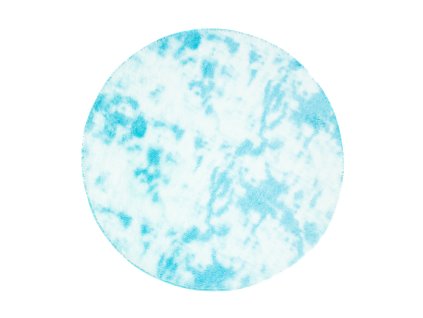 Kusový koberec MR-582 modrý SILK DYED KOŁO (Rozmer 80x80)