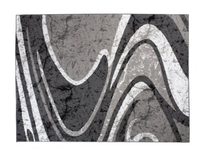 Kusový koberec C581D čierny/DARK sivý BALI PP (Rozmer 200x300)