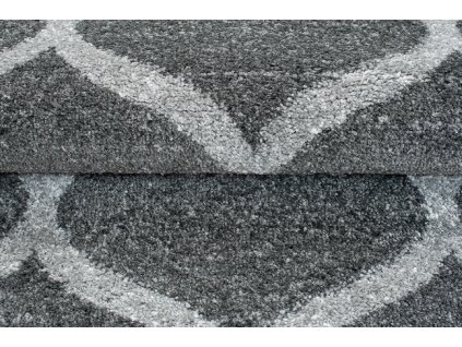 Kusový koberec E665A DARK sivý SARI BSF (Rozmer 300x400)