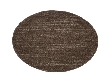 Kusový koberec T006A DARK hnedý SARI KOŁO 3UX (Rozmer 150x150)