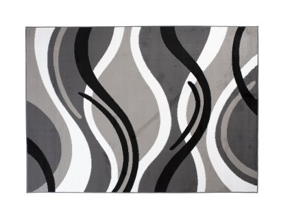 Kusový koberec T966A DARK sivý CHEAP PP CRM (Rozmer 300x400)