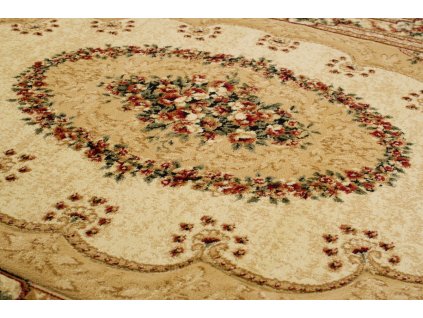 Kusový koberec 5889A krémový YESEMEK OV (Rozmer 70x140)