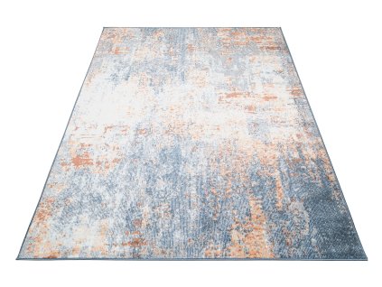 Kusový koberec 5102C L.modrý / oranžový MIA (Rozmer 200x300)