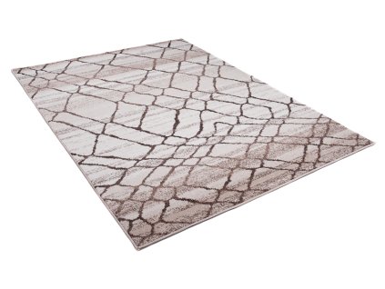 Kusový koberec H072A biely SARI BRH (Rozmer 240x330)