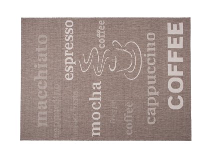 Kusový koberec 20220 sivohnedý / Champagne (Rozmer 60x110)