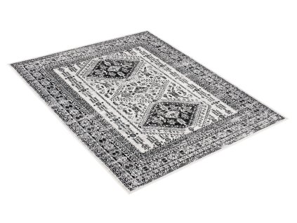 Kusový koberec 4620C krémový / čierny GRACE (Rozmer 80x150)