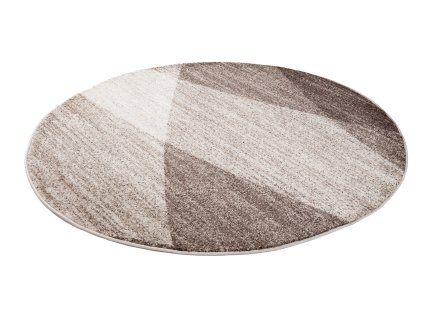 Kusový koberec K195B béžový SARI KOŁO 3UX (Rozmer 150x150)