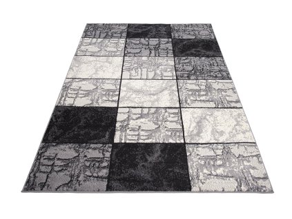 Kusový koberec K853A sivý CHEAP PP CRM (Rozmer 160x210)