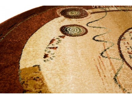 Kusový koberec 3734A hnedý DORIAN OV (Rozmer 160x220)